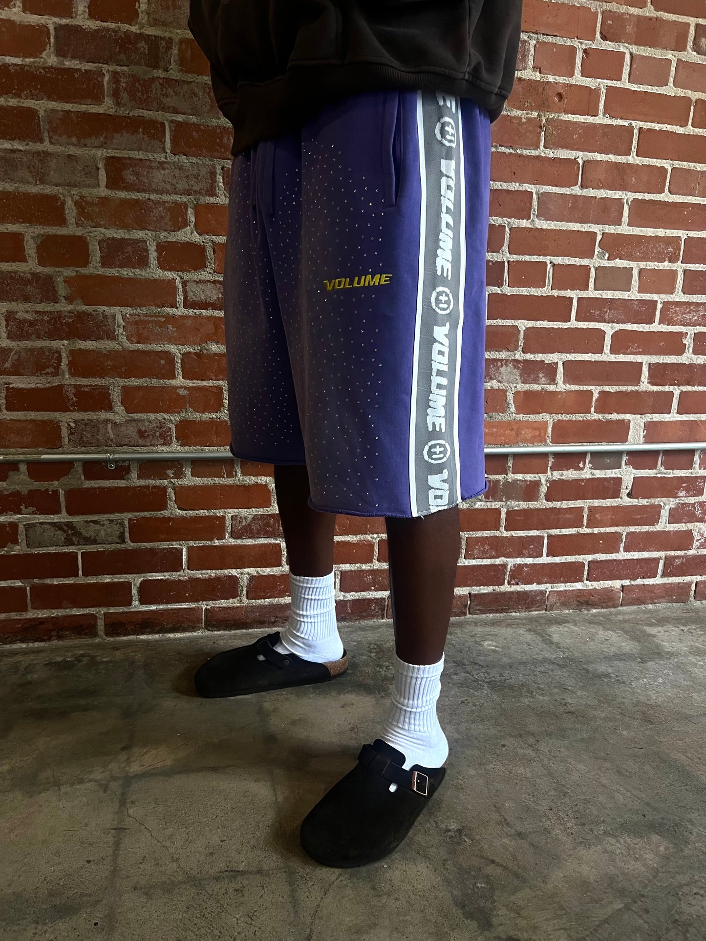 ALL PURPOSE SWEAT SHORTS - PURPLE REIGN