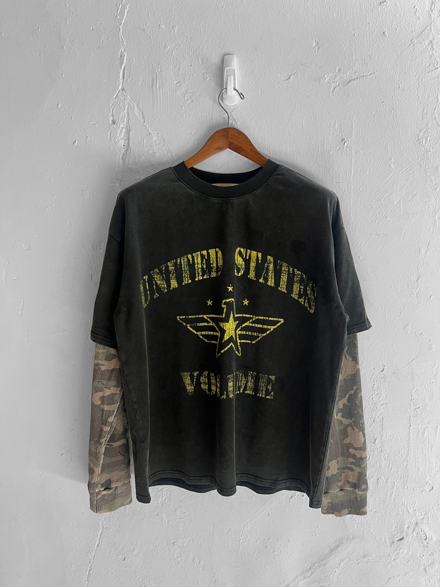 CAMO LS TEE - ARMY FATIGUE