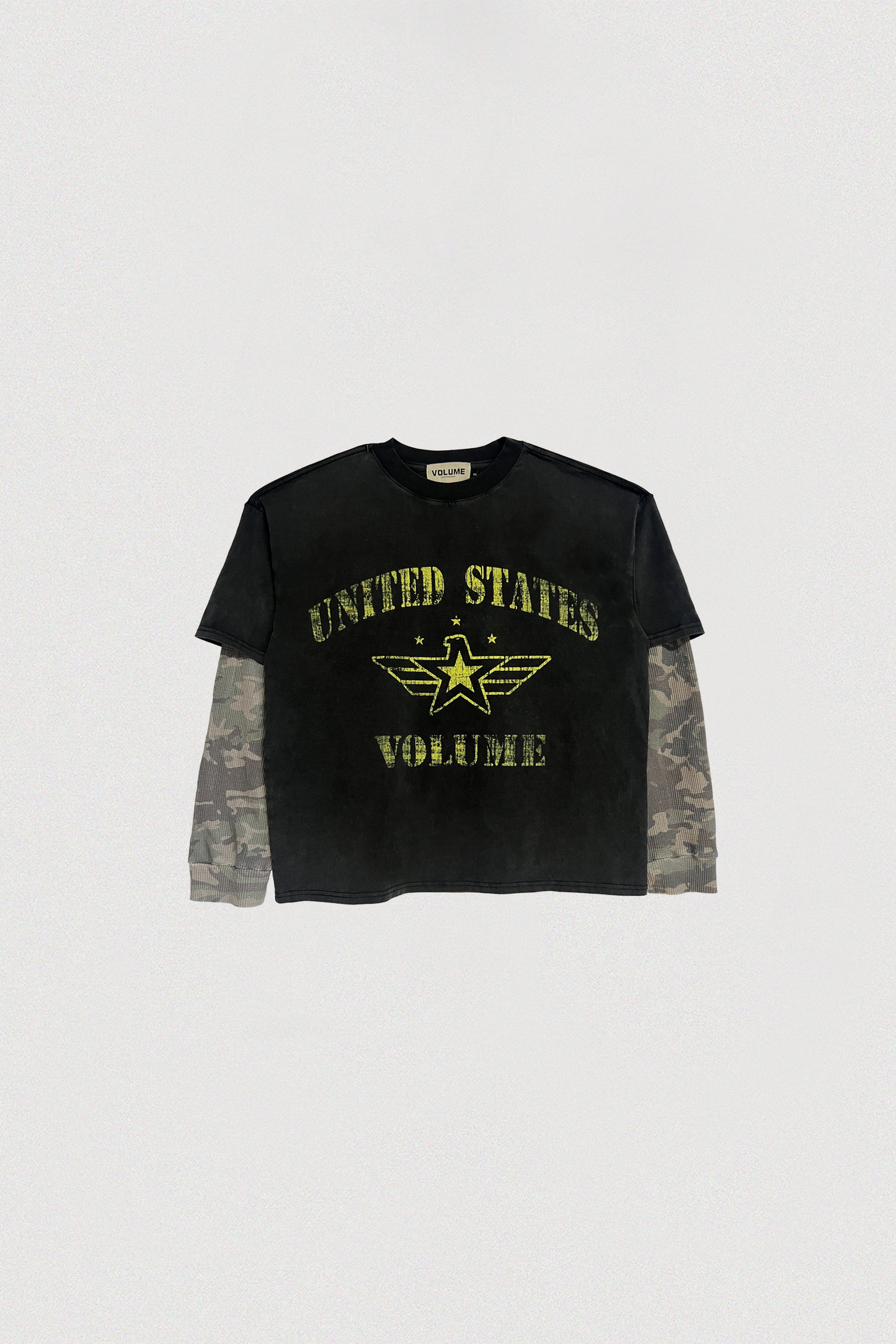 CAMO LS TEE - ARMY FATIGUE