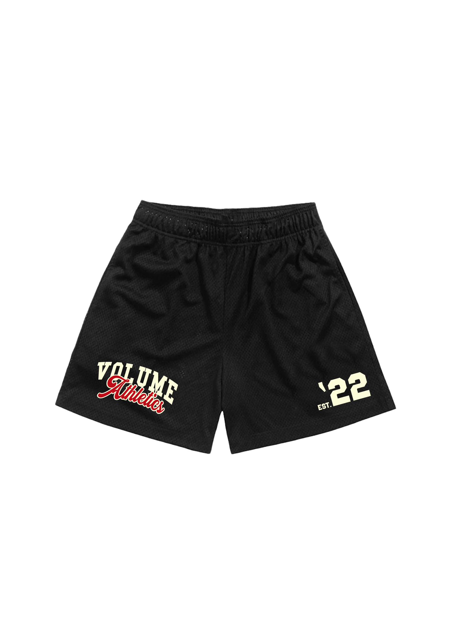 VARSITY MESH SHORTS - BLACK