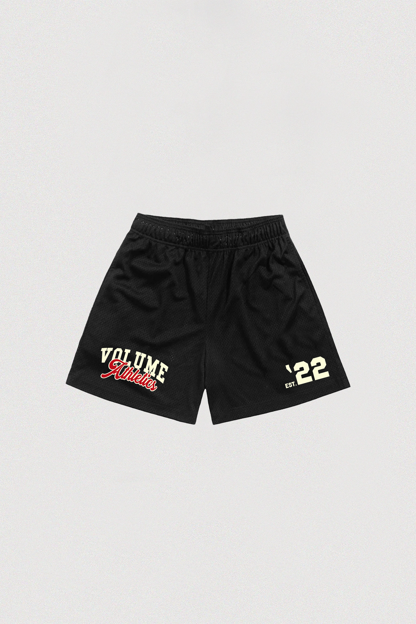 VARSITY MESH SHORTS - BLACK