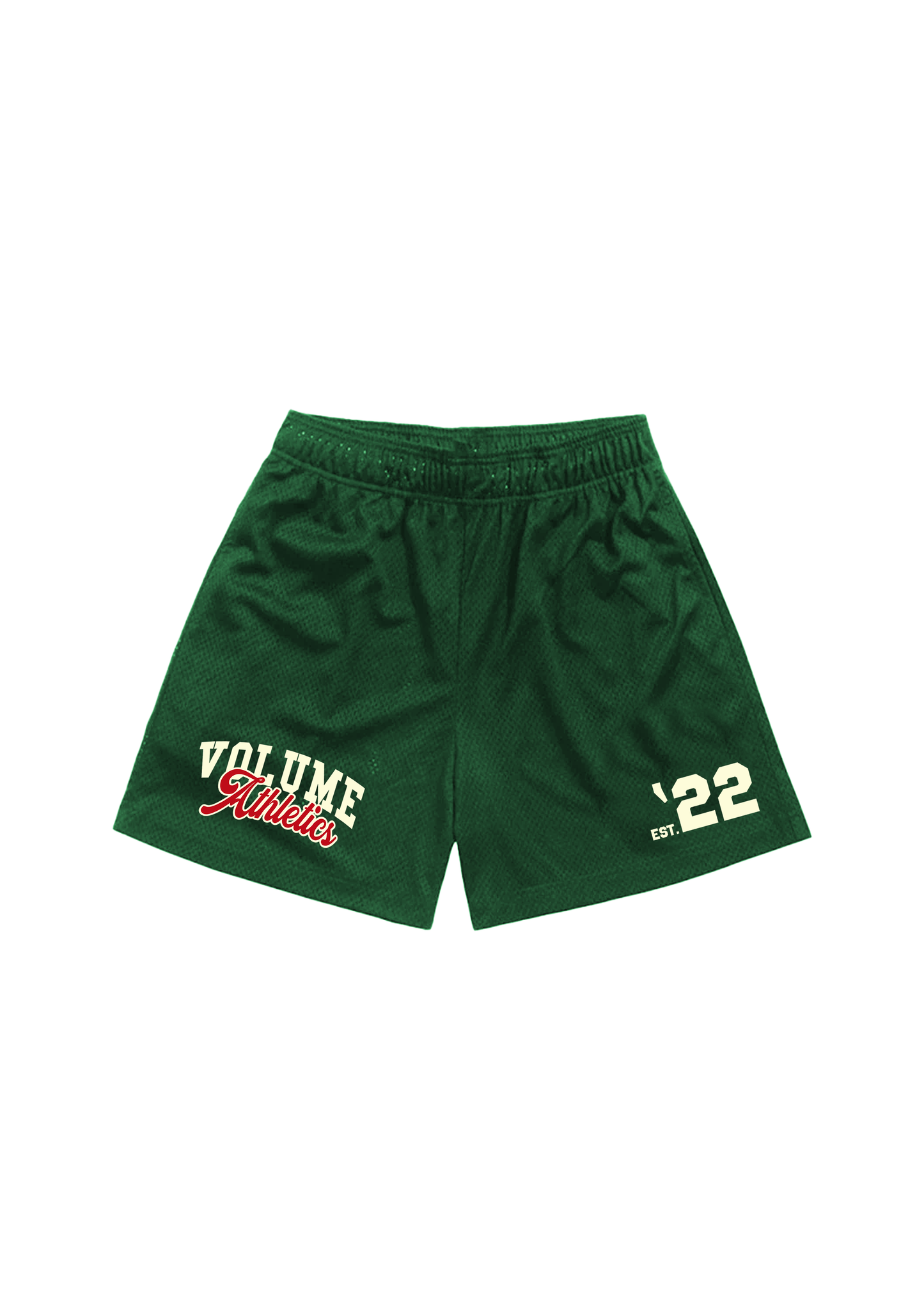 VARSITY MESH SHORTS - GREEN